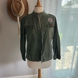 Utility Jacket in Olive Green